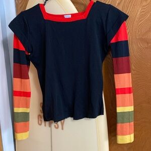 Vintage Danskin top. Very Anne Reinking.